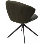 Стул ASTRA 360 град. поворот Зеленый Sonic 77 ткань / 7525-156 велюр / черный каркас, ®DISAUR