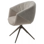 Стул ГИССЕН (GISSEN) 360 град., цвет ЛАТТЕ RIELY-111 / V885-3, ткань / ЛАТТЕ, ®DISAUR