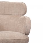 Кресло KING кремовый, шенилл