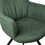 Комплект из 2-х стульев Grant зелёный шенилл на поворотном механизме