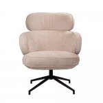 Кресло KING кремовый, шенилл