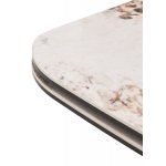 Стол STEFAN 180 GLOSS LUXURY PANDORA керамика, стекло/ каркас латте, ®DISAUR