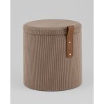 Пуф Руни XS с ящиком вельвет коричневый