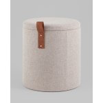 Пуф с ящиком Эркки рогожка S серый