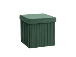 Пуф складной с ящиком Store Square зеленый