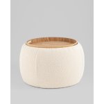 Пуф-столик Люкке с ящиком бежевый