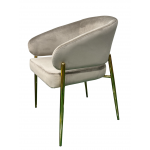 Стул обеденный Стелла ART2959-BG, бежевый/глянцевое золото