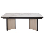 Стол СТРАДИВАРИ 200 GLASTONBURY SAVIA MATT, керамика / Дуб Галиано светлый М-City