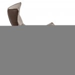 Кресло LOBSTER CHAIR латте искусственная замша, коричневый