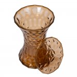 Стул-пуф Stone прозрачный янтарный