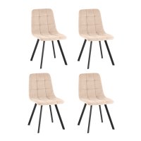 Стул Одди Original Square велюр бежевый (набор 4 шт)