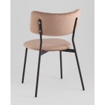 Стул Амелия велюр коричневый