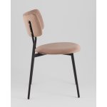 Стул Амелия велюр коричневый