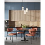 Стул обеденный Ayla коралловый