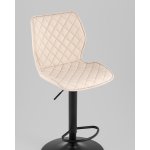 Стул барный Dome экокожа светло-серый