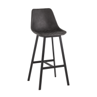 Стул барный TEXAS экокожа серый