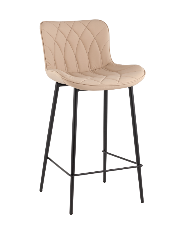 Стул полубарный Vault экокожа бежевый