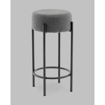 Стул барный Беккет букле темно-серый