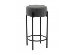 Стул барный Беккет букле темно-серый