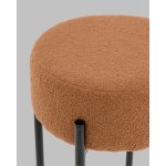 Стул барный Беккет букле терракотовый