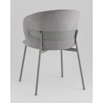 Стул Блейз велюр серый