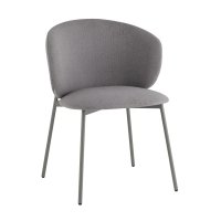 Стул Блейз велюр серый