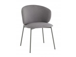 Стул Блейз велюр серый