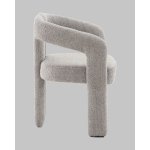 Стул Болинджер букле светло-серый