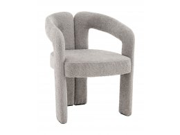 Стул Болинджер букле светло-серый