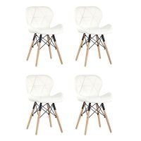 Стул Бон экокожа белый 4 шт.