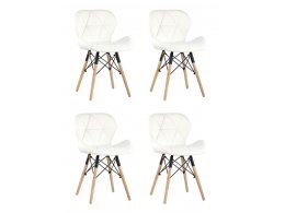 Стул Бон экокожа белый 4 шт.