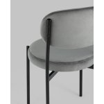 Стул Бриф NEW велюр тёмно-серый 4 шт