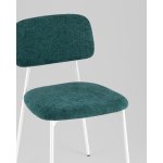 Стул Chao темно-зеленый белые ножки