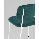 Стул Chao темно-зеленый белые ножки 2 шт.