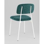Стул Chao темно-зеленый белые ножки 2 шт.