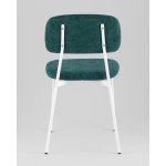 Стул Chao темно-зеленый белые ножки 2 шт.