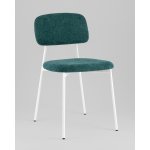 Стул Chao темно-зеленый белые ножки 2 шт.