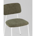 Стул Chao зеленый белые ножки 2 шт.