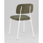 Стул Chao зеленый белые ножки
