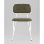 Стул Chao зеленый белые ножки