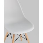 Стул Eames Style DSW светло-серый x4 (разборный каркас)