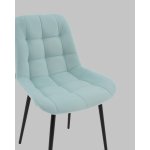 Стул Флекс N велюр светло-голубой