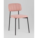 Стул Майло рогожка розовый