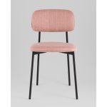 Стул Майло рогожка розовый