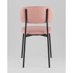Стул Майло рогожка розовый