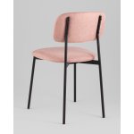 Стул Майло рогожка розовый
