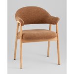 Стул обеденный Tavu с деревянными ножками терракотовый