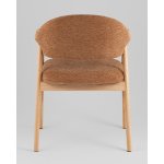 Стул обеденный Tavu с деревянными ножками терракотовый