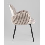 Стул обеденный Wave Stripes букле серый