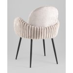 Стул обеденный Wave Stripes букле серый